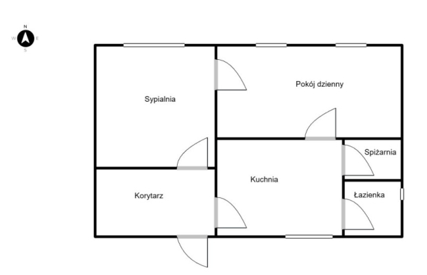 Mieszkanie 64,6 m² okolice Gąsawy