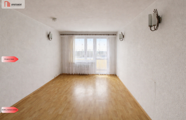 Łasin - 3 pokoje, balkon, 65 mkw, potencjał