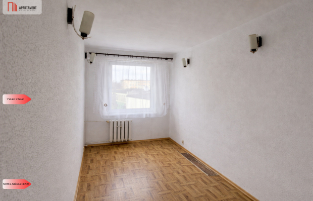 Łasin - 3 pokoje, balkon, 65 mkw, potencjał