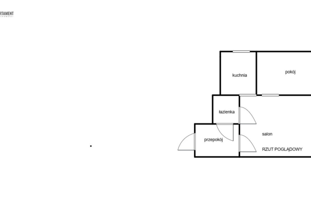 Słoneczne mieszkanie 35 m² w Malborku