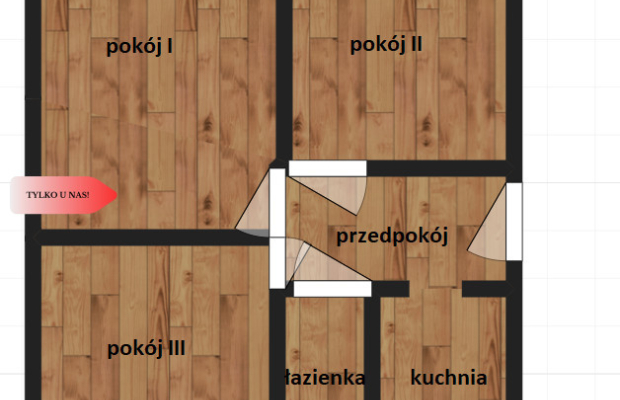 3 pokoje pomiędzy parkami/kuchnia z oknem/piwnica
