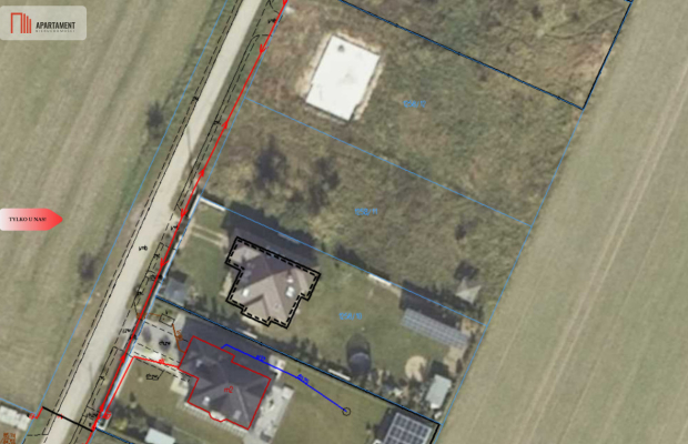 Działka budowlana z projektem Kotla
