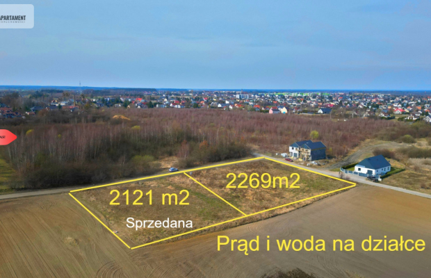 Działka budowlana w spokojnej okolicy!