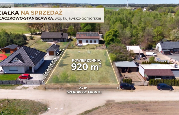 * Wyjątkowa działka z WZ Kołaczkowo Stanisławka