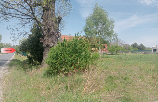 Działka budowlana z gotowym projektem na budowę.