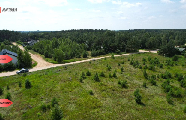 Działka budowlana 800m od jeziora!