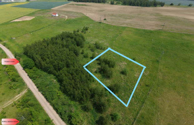 OKAZJA! Działka pod domek letniskowy – Osiek