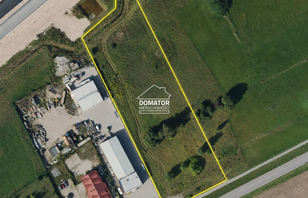 Działka rolna z WZ na 2 hale po 1000 m² – trasa S6