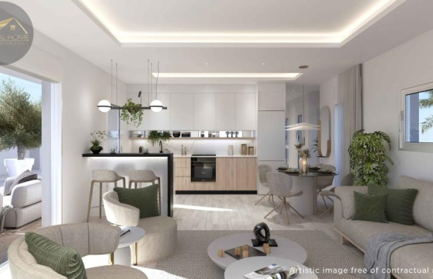 Apartament z dużym tarasem 800 m od plaży