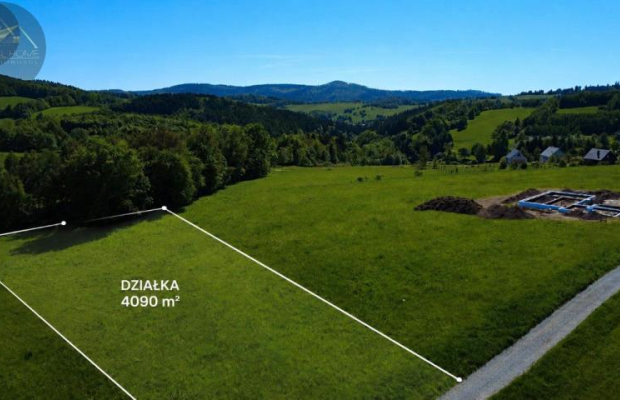 Działka 4090 m² z warunkami zabudowy – Boreczna