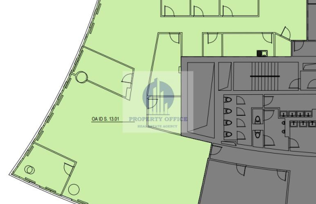 Śródmieście: lokal biurowy 452m2 do wynajęcia