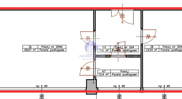 Mokotów: lokal biurowyna 54,36m2 do wynajęcia