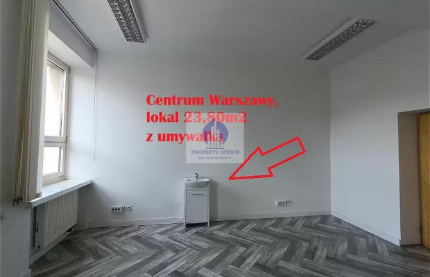 Śródmieście: lokal biurowo-usługowy 73,20 m2 z umywalką, do wynajęcia
