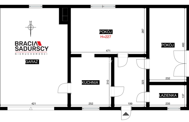 Dom 45 m²  działka 16 arów  Rusocice pod Krakowem