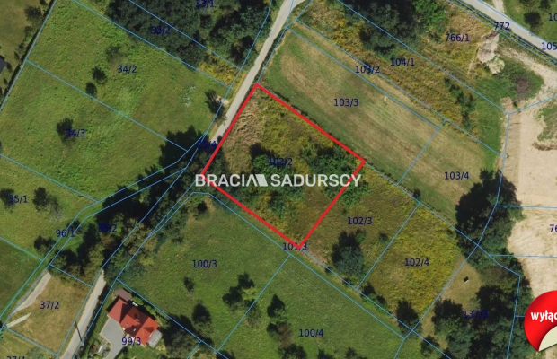 Działka 2200 m², Balice, zabudowa jednorodzinna 
