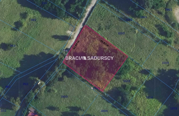 Działka 2200 m², Balice, zabudowa jednorodzinna 