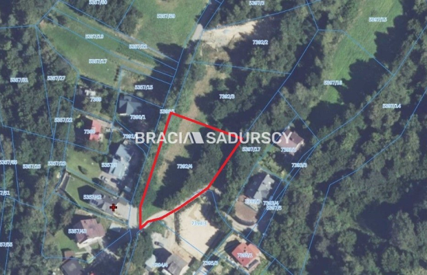 Pcim - Przepiękna widokowa działka budowlana 16 ar