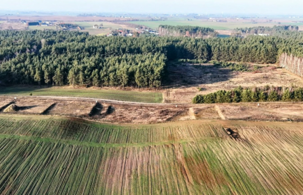 Nowoczesny dom typu stodoła, blisko Bydgoszczy