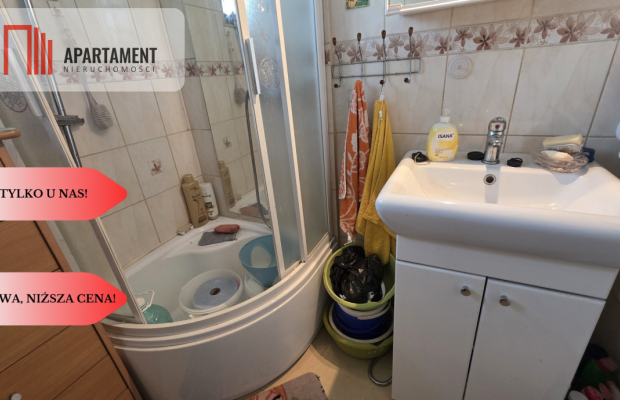Rod Myślęcinek, domek murowany kanalizacja woda