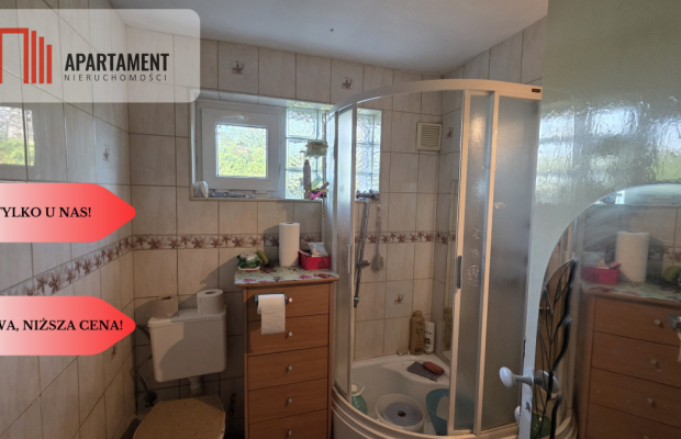 Rod Myślęcinek, domek murowany kanalizacja woda