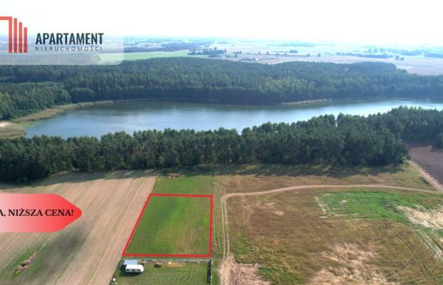 Urokliwe działki nad jeziorem Brzuchowo!