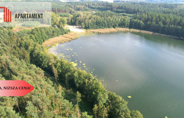 Urokliwe działki nad jeziorem Brzuchowo!