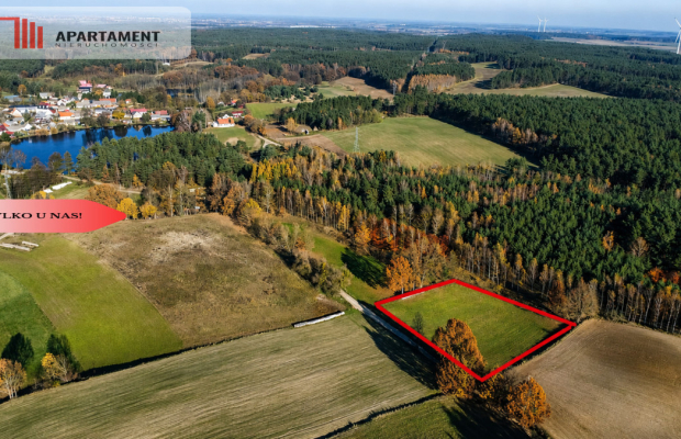 Spokój, natura, jeziora–działka zagrodowa Dormowo