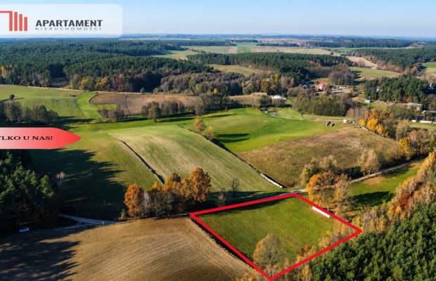Spokój, natura, jeziora–działka zagrodowa Dormowo