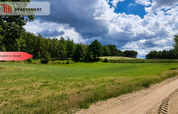 Spokój, natura, jeziora–działka zagrodowa Dormowo