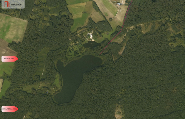 działka o powierzchni 3050 m² z warunkami zabudowy