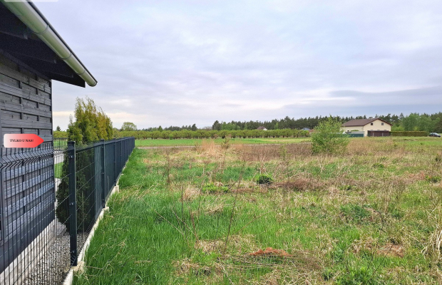 Szczutki 1106m2 malownicze miejsce pola lasy