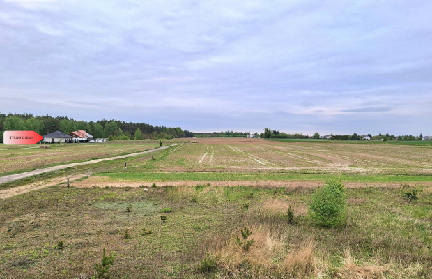 Szczutki 1106m2 malownicze miejsce pola lasy