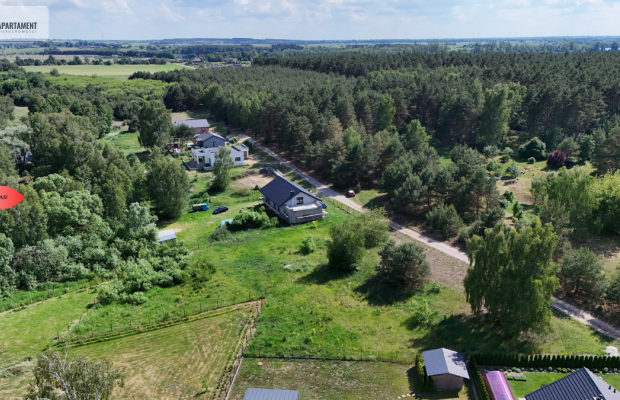 Działki 1385 m² i 1926 m² w leśnej otulinie z WZ
