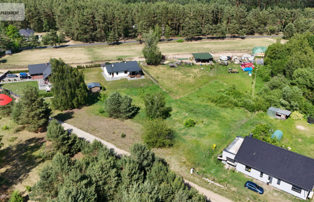 Działki 1385 m² i 1926 m² w leśnej otulinie z WZ