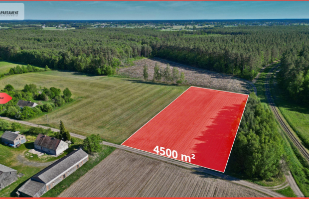 Tylko u nas!4500 m² ciszy i zieleni–Bory Tuchols