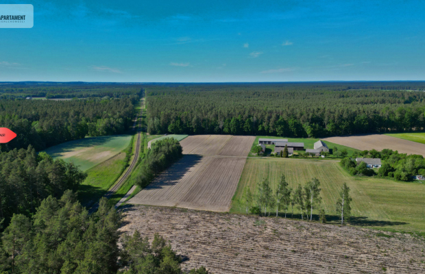 Tylko u nas!4500 m² ciszy i zieleni–Bory Tuchols