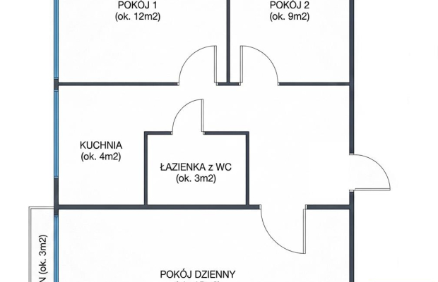 Os. Radiostacja - M4 z balkonem ul. Konstytucyjna