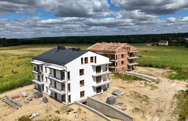 Popów | Nowe mieszkanie | 3 pokoje | ogródek