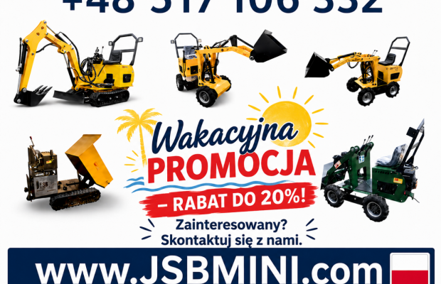 Ładowarka Koparka Wozidło - NOWE 2026 - Prosto od Producenta JSB POLSKA -