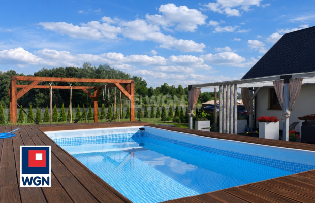 Składowice koło Lubina, DOM jednorodzinny, 3 pokoje + salon z kuchnią, 86 m2, działka 10 arów, cena 1 050 000 zł, sprzedam.  
 