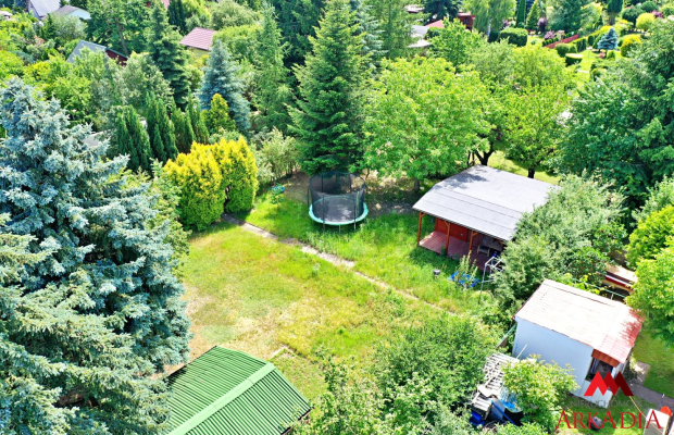 Działka Rod Wieniec Zalesie 380 m2,domek drewniany
