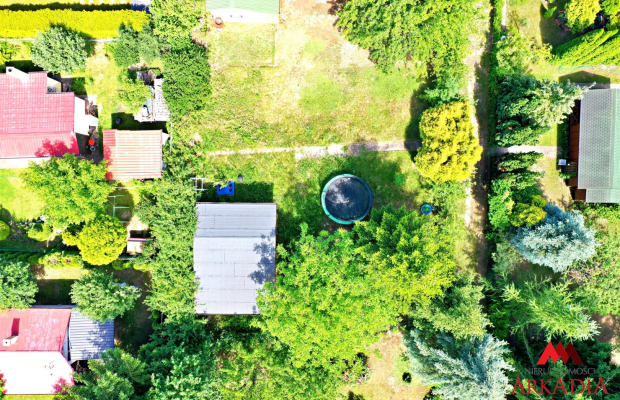 Działka Rod Wieniec Zalesie 380 m2,domek drewniany
