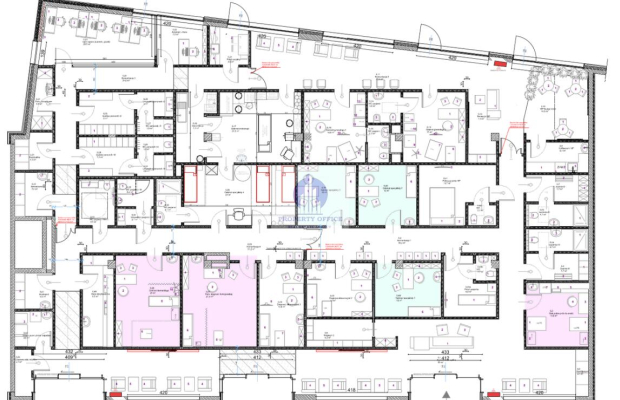 Śródmieście: lokal na usługi medyczne 690m2 do wynajęcia