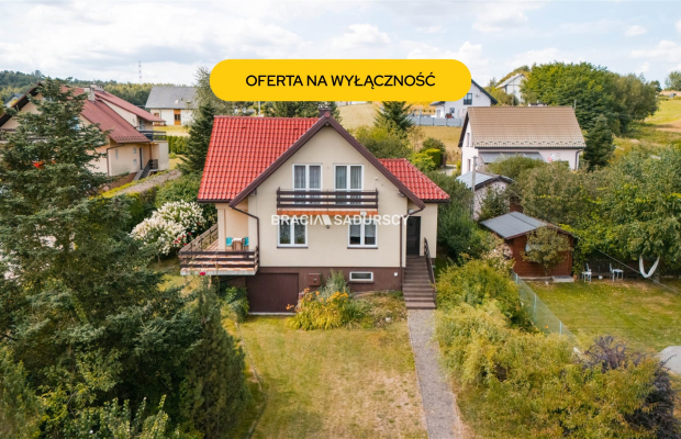 Dom z pięknym ogrodem i widokiem blisko Krakowa