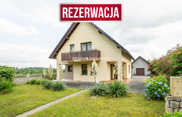 REZERWACJA Dom wolnostojący + Garaż wolnostojący 