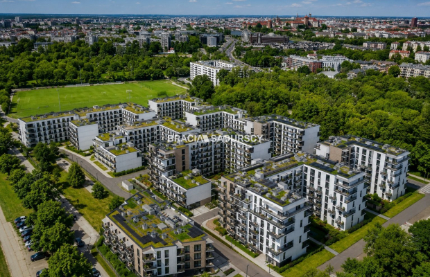 3 pok ok. 50 z tarasem na dachu 30m2 Podgórze