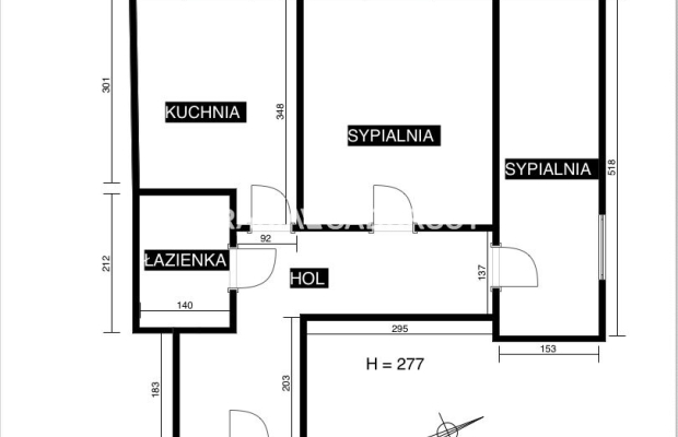 Idealne dla studenta lub inwestora, 49m2, 2 pokoje