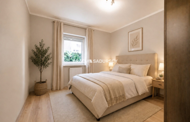 Ustawne 2 pokojowe mieszkanie w apartamentowcu.
