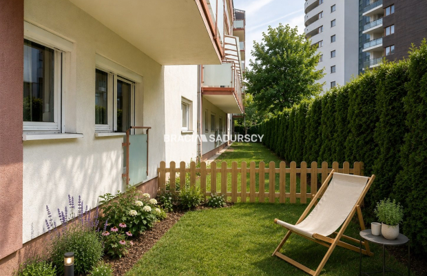 Ustawne 2 pokojowe mieszkanie w apartamentowcu.