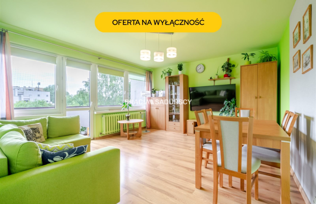 Przestronne 3 pokojowe  mieszkanie o powierzchni 61,40 m² - Kraków, ul. Halszki - Podgórze Duchackie.  
  
Mamy przyjemność zap